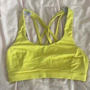 Lululemon - Yellow Energy Bra
